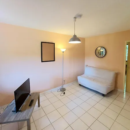 Apartment Soleil Catalan 50m2 , 2km Jardin Wifi Parking 2ch 4pers Cheque Vacance *
