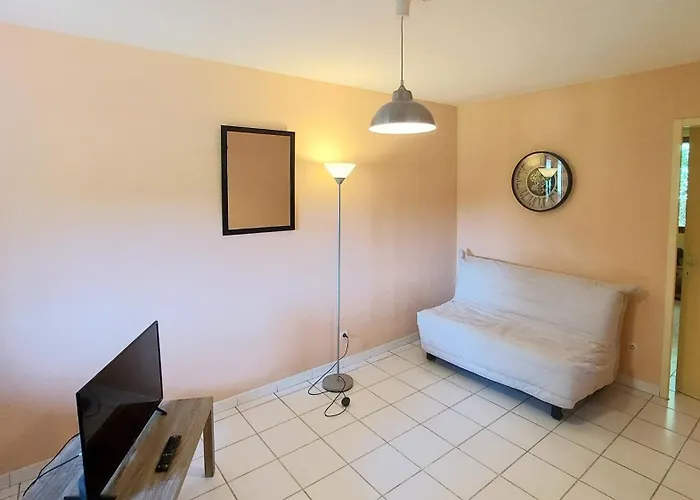 Διαμέρισμα Soleil Catalan 50m2 , 2km Jardin Wifi Parking 2ch 4pers Cheque Vacance *